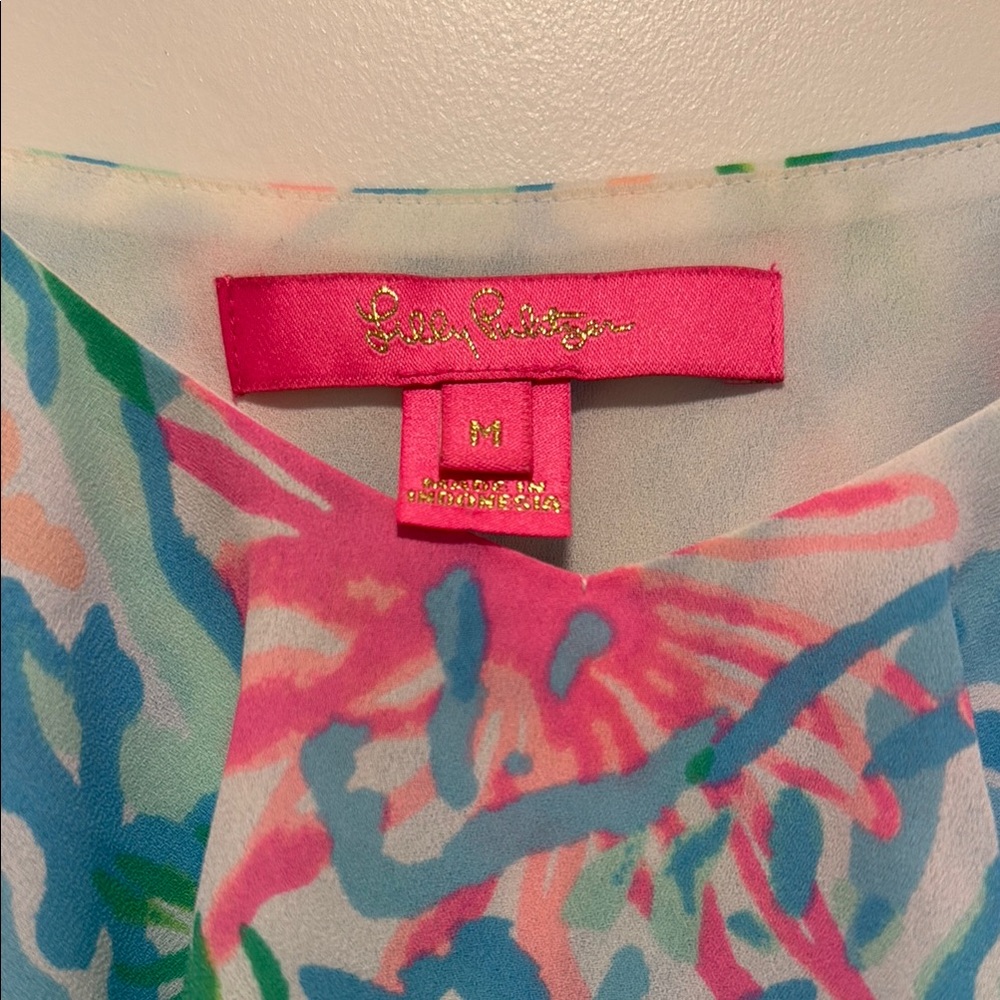 Lilly Pulitzer Multicolored Ruffled Camisole Top - Picture 2 of 4